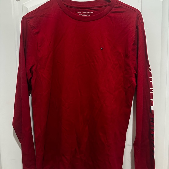 Tommy Hilfiger Boy's Tan half zip Sweater + long sleeve t-shirt NWT XL - Picture 5 of 10